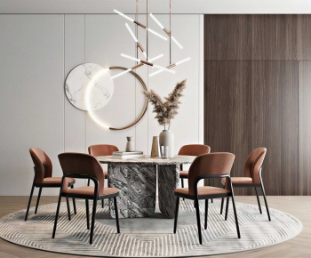 Modern Dining Table And Chairs-ID:512833129