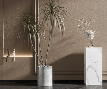 Modern Ground Green Plant Potted Plants-ID:221259685