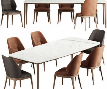 Modern Dining Table And Chairs-ID:593827966