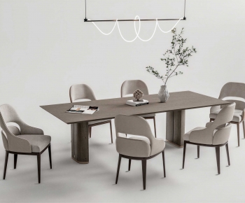 Modern Dining Table And Chairs-ID:986527923