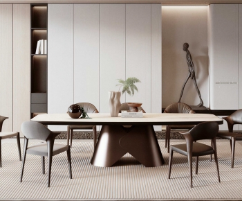Modern Dining Table And Chairs-ID:899367093