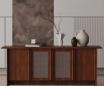 Wabi-sabi Style Entrance Cabinet-ID:171628002