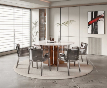 Modern Dining Table And Chairs-ID:756568968