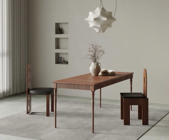 French Style Dining Table And Chairs-ID:721581021