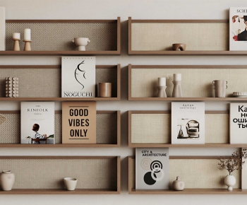 Wabi-sabi Style Shelving-ID:837429052