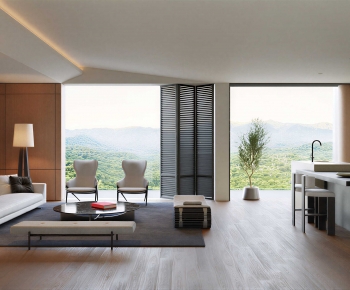 Modern A Living Room-ID:681164031