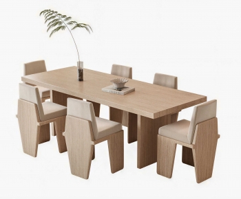 Modern Dining Table And Chairs-ID:398083935