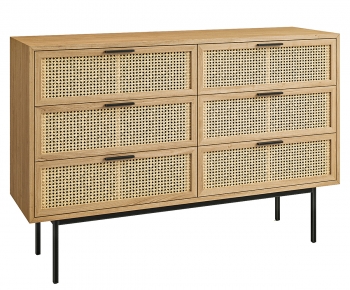 Wabi-sabi Style Side Cabinet-ID:304605017