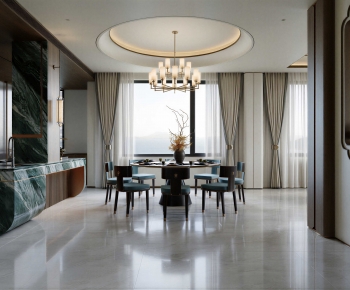 New Chinese Style Dining Room-ID:132503032