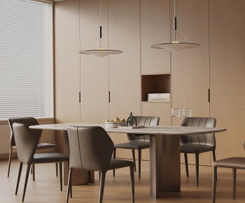 Modern Dining Table And Chairs-ID:986118088