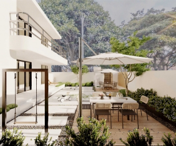 Modern Courtyard/landscape-ID:117950921