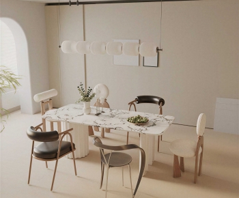 Modern Dining Table And Chairs-ID:822803026