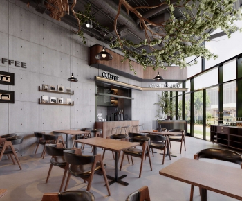 Industrial Style Cafe-ID:536485911