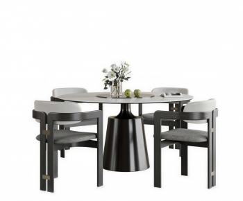 Modern Dining Table And Chairs-ID:756920104
