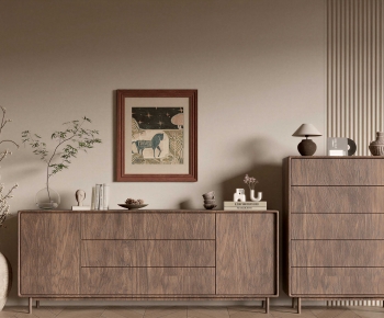 Wabi-sabi Style Side Cabinet-ID:153989856