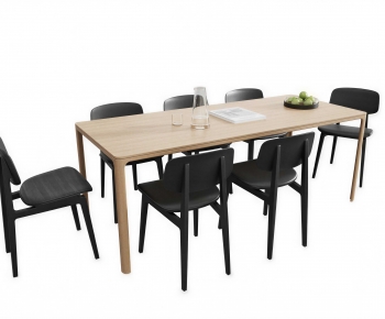Modern Dining Table And Chairs-ID:528903961