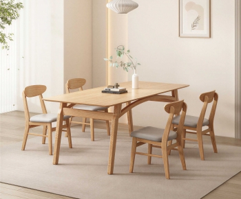 Modern Dining Table And Chairs-ID:790776971
