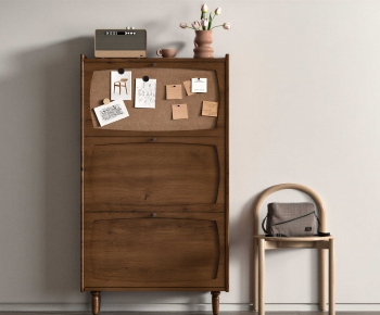 Wabi-sabi Style Entrance Cabinet-ID:163182978