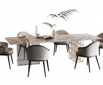 Modern Dining Table And Chairs-ID:409710492