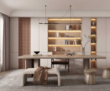 Wabi-sabi Style Study Space-ID:818910618