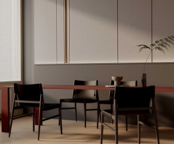 Modern Dining Table And Chairs-ID:524096975