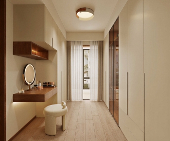 Modern Clothes Storage Area-ID:326770072