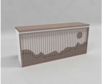 New Chinese Style Reception Desk-ID:572917947