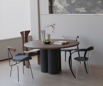 Modern Dining Table And Chairs-ID:378196957