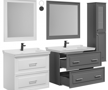 Modern Bathroom Cabinet-ID:463601113