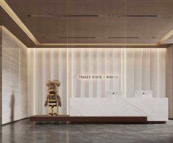 Modern Office Reception Desk-ID:101261177