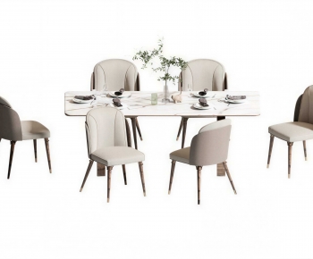 Modern Dining Table And Chairs-ID:546057942