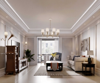 Modern A Living Room-ID:352603914