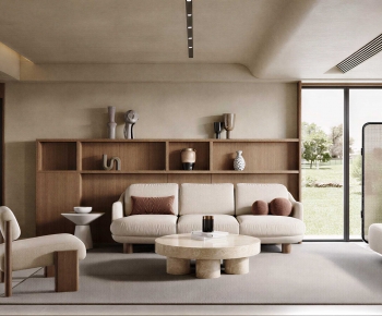Wabi-sabi Style A Living Room-ID:556773908