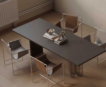 Modern Dining Table And Chairs-ID:802640964