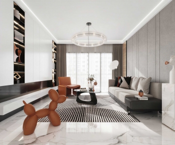 Modern A Living Room-ID:590989111