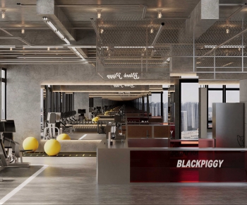 Industrial Style Gym-ID:368919415