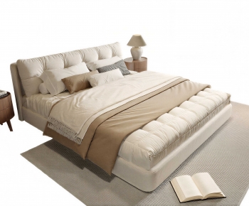 Modern Double Bed-ID:439203024