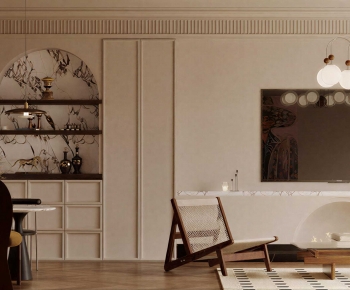 Wabi-sabi Style A Living Room-ID:861541993