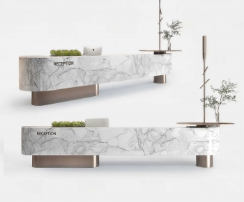 Modern Reception Desk-ID:358293069