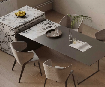 Modern Dining Table And Chairs-ID:768115041