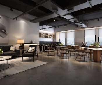 Industrial Style Dining Room-ID:355314975