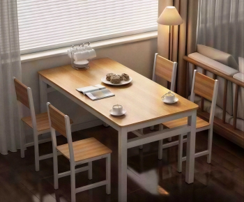 Modern Dining Table And Chairs-ID:748945957