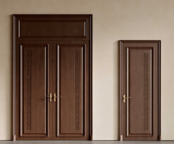 New Chinese Style Double Door-ID:516772038