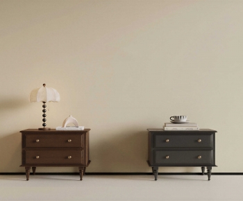 French Style Bedside Cupboard-ID:133933073