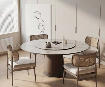 Modern Dining Table And Chairs-ID:407376059