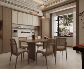 New Chinese Style Dining Room-ID:360350656