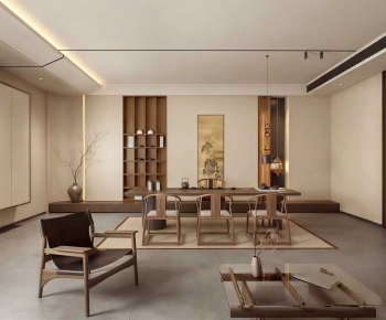 Wabi-sabi Style Tea House-ID:366401914