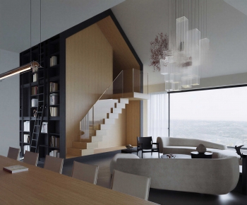 Modern A Living Room-ID:645020024