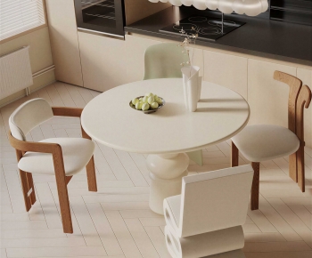 Modern Dining Table And Chairs-ID:443670032