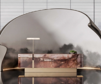 New Chinese Style Reception Desk-ID:438218125